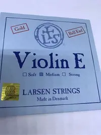 在飛比找Yahoo!奇摩拍賣優惠-筌曜樂器 全新 丹麥 LARSEN violin 小提琴 金