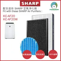 在飛比找友和YOHO優惠-適用於Sharp KC-AF20 KC-AF20W 空氣清新