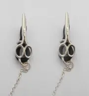 Scissors: Eyewear Chain in 925 SILVER - Hairdressers Barber - Tailors