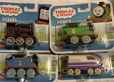 Fisher-Price Thomas & Friends Lot Thomas Diesel Percy Kana Metal Trains Diecast