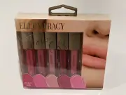 ELLEN TRACY Lip Gloss Collection Set Of 5 Everyday Shades Vegan - New & Sealed