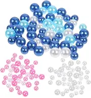 [GREENADSCAPE] Artificial Pearl Beads Undrilled Floating Decorative Beads for Vase Fillers DIY Craft Projects Table Scatter Elegant Centerpieces