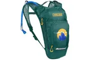 Camelbak Mini MULE 1.5L Kids Sports Hydration Pack - Green / Mountains