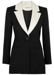 Alice + Olivia Silvie Stretch-jersey Blazer - Black - 12 (UK16 / XL) 12 (UK16 / XL)
