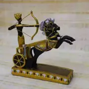 Egyptian Statue of Pharaoh Rameses II On His War Chariot