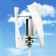 3000W Portable Vertical Wind Generators for Home Use,2.5M/S Start Wind Speed, 3-Blade Wind Power Generator Suitable for Home