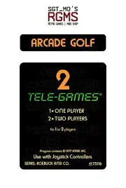 Atari 2600/Sears Tele-Games Replacement Label - Arcade Golf
