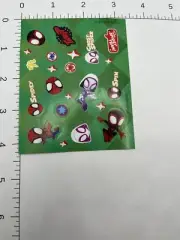 STICKER SHEET: Spider-Man Myles Morales Gwen Marvel