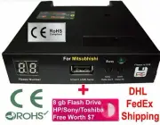 Floppy Drive to USB Converter Emulator for Mitsubhishi EDM FX 10 + 8gb (720 kb)