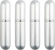 EZONEDEAL Portable Mini Refillable Perfume Atomizer Bottle, Refillable Perfume Spray, Atomizer Cologne Travel Size Spray Bottles, Pocket Perfume Container, Empty Travel Essentials (2 Silver)
