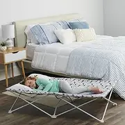 Regalo My Cot Pal Extra Long Portable Toddler Bed - Eye Lashes, White, Small Single