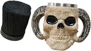 Skull Head Barber Clipper Holder Razors Case Combs Clips