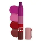 Sugar Pop 4 in 1 Lip Twist - 01 Lipsticks for Women Satin Matte Formula Multiuse