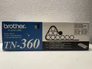 Brother TN360 ORIGINAL Black Toner Cartridge Brand New with FREE shipping