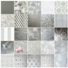 ARTHOUSE SILVER WALLPAPER - METALLIC FLORAL DAMASK TREES GLITTER STRIPE FOIL