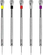Micro Precision Screwdriver Set, 5 Pieces, 0.8-1.6mm, for Glasses Watch Electronics Repair