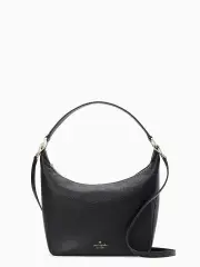 Leila Pebbled Leather Hobo Shoulder Bag