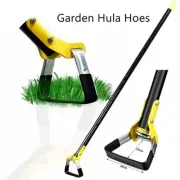 Stainless Steel Garden Hula Hoes with Triangle Head Stirrup Ring Hoe Weeding