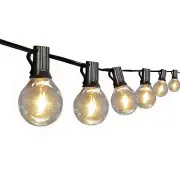 Outdoor String Lights 25 Feet 50feet 100 feet G40 Globe Patio Lights Waterproof