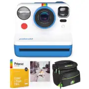 Polaroid Originals Now 2nd Gen I-Type Instant Film Camera + Color Film + Bag