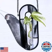 LITMIND Stained Glass Propagation Station - Handcrafted Translucent Suncatche