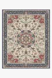 245' x 305' | Machine Washable Runner Rug | Kid & Pet Friendly | Indoor Rug | Sima Royal Blue Tufted Rug | Ruggable