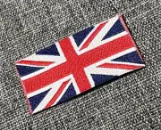 UK Union Jack Flag Nylon Patch - Full Colour 32mm x 17mm