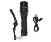 Aluminum Alloy Portable LED Waterproof Diving Flashlight Torch Outdoor 3 Modes Adjustable