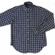 美國品牌Ralph Lauren POLO藍色格紋純棉長袖襯衫 M號 M-D-L53