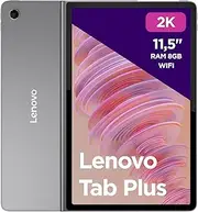 Lenovo Tab Plus, 2K Display 11.5 Inch (MediaTek Helio G99 Processor, 8 GB RAM, 128 GB Memory, WiFi, Tablet Android 13) - Luna Grey, Pen Included, Amazon Exclusive