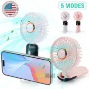 Ventilador portátil de mano de de escritorio de cuello ventilador con pantalla