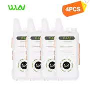 WLN KD-C1PLUS UHF 400-470 MHz Mini Portable 2 Way Radio Walkie Talkie 4PCS