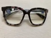 New Next Level Black Marble Peepers Blue Light Block Glasses +1.25