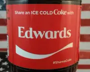 Share A Coke With Edwards Limited Edition Coca Cola Bottle 2017 USA