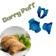 3 Pieces Curry Puff Dumpling Mold Traditional Dough Press Tool color
