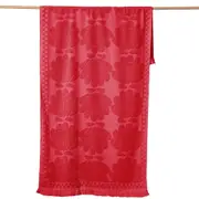 Canningvale Postitana Terry Beach Durable Quick Drying Towel Shell Geranium