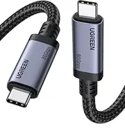 UGREEN USB C to USB C Cable USB4 Gen4 80Gbps Premium 16K/Dual 8K/Triple 4K Display 240W PD3.1 Type C Fast Charging Compatible with USB-C Monitors, MacBook Pro, iPad Pro, iPhone 16 Pro Max, 1M
