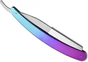 Colorful Manual Shaving Straight Razors Single Edge Blades Foldable Stainless Hair Removal Beard Face Underarm Body Groomers Eyebrow Trimmers Barber Razors Moustache Beard Removal (Color : TD106CHC-2