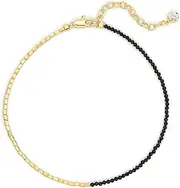 [Dremmy Studios] Gold Anklet Bracelets for Women 14K Gold Plated Stone Handmade Beaded Link Chain Anklets Jewelry Gift