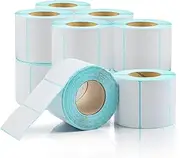 Bonvoisin Printing Scale Label Rolls, 12 Rolls Per Case, Barcode Label, 60 X 40 mm, 2.3“ X 1.5” for Label Printing Scale