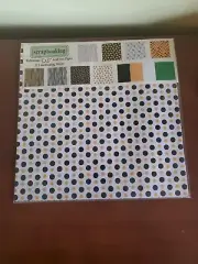 12 pc HALLOWEEN Scrapbooking Paper Stock 12x12 Acid Free UNOPENED