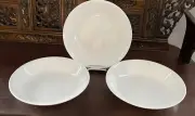 Corelle Winter Frost White Bowls, 8.5" X 1.5” Pasta Soup Salad Set 3 Unused