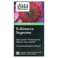 在飛比找iHerb優惠-[iHerb] Gaia Herbs 優質紫雛菊補充劑，60