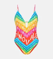 [Valentino] Valentino Logo swimsuit AU 12 multicoloured