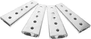 4pairs Headboard Fixing Brackets: Panel Wall Interlocking Hangers - Heavy Duty Sofa Connector Bed Frame Furniture Hardware Accessories for Couch Bed