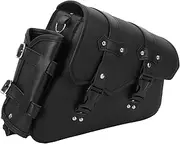 Alipis 1Pc Motorcycle Bag Quick Disconnect Buckle Tool Storage Bag with Water Bottle Holder Durable Material for Road and Mountain Bikes Black