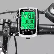 Waterproof Bicycle Tachymeter Wired Speedometer LCD Computer Speed Odometer ABS