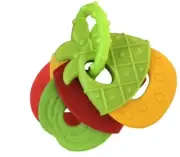 Silicone Teethers for Baby Things Newborn Chews Food Grade Teethers Training Bed