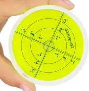 Magnetic round Bubble Level Tool Bullseye Inclinometer Machinist Pocket Precisio