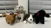 BEANIE BABIES BUNDLE, BRUN0, TRICKS, GIGI &TUFFY, NWT